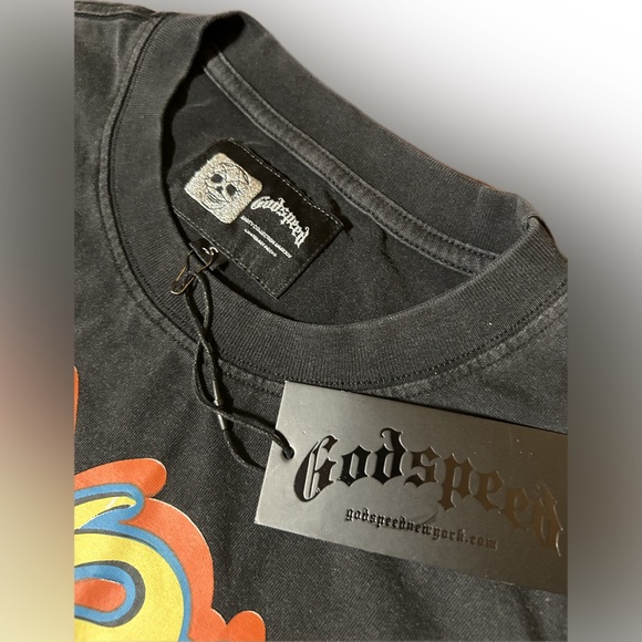 Godspeed Wave Runner Graphic Tee Skeleton Jet Ski Heavy Cotton Limited Edition S - Picture 10 of 14